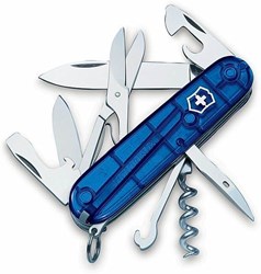 Obrázky: VICTORINOX CLIMBER vreckový nôž , transp.modrá