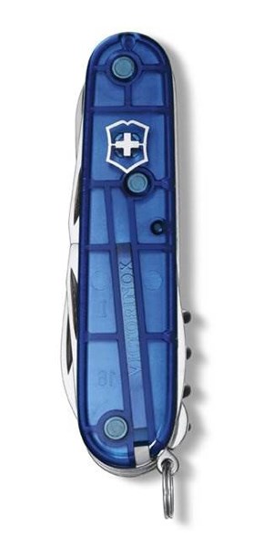 Obrázky: VICTORINOX CLIMBER vreckový nôž , transp.modrá, Obrázok 2