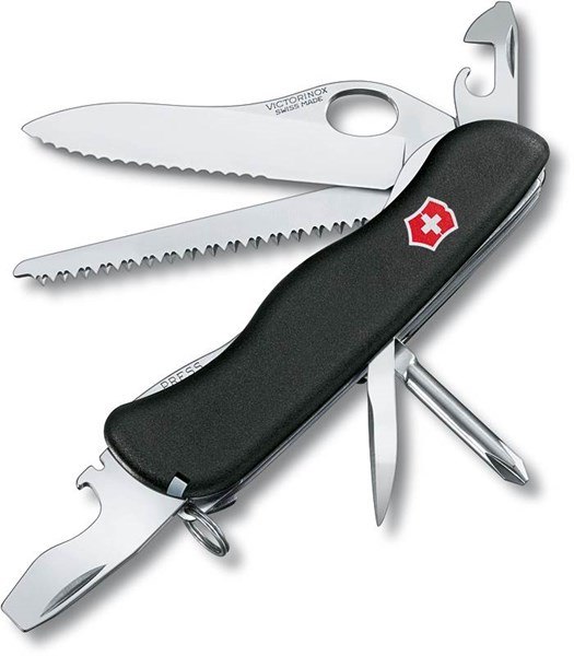 Obrázky: VICTORINOX MILITARY nôž s 12 funkciami, čierna