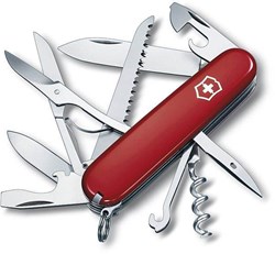 Obrázky: HUNTSMAN vreckový nôž, červená