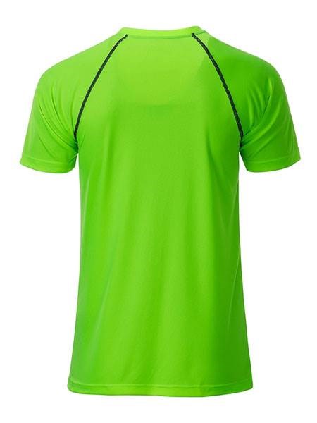 Obrázky: Pánske funkčné tričko SPORT 130,zelená/čierna XXL