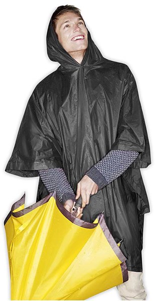 Obrázky: Čierny pršiplášť - pončo