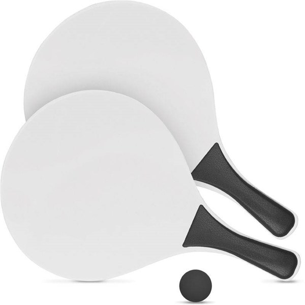 Obrázky: Sada na plážový tenis s čiernou loptičkou