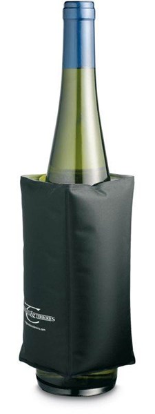 Obrázky: Skladací chladiaci obal na víno, čierna, Obrázok 2