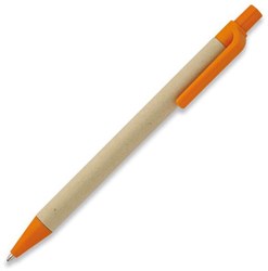 Obrázky: Ekologické guličkové pero, oranžová