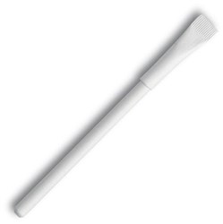 Obrázky: Guličkové pero z recyklovaného papiera, biela