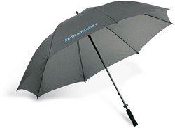 Obrázky: Dáždnik odolný, s penovou rukoväťou, sivá