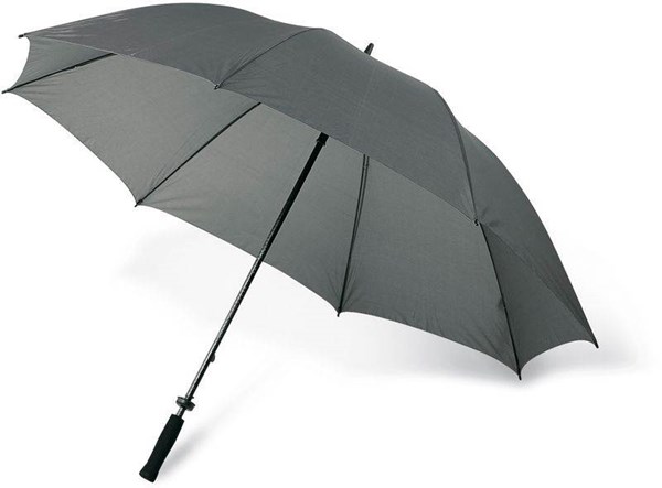 Obrázky: Dáždnik odolný, s penovou rukoväťou, sivá, Obrázok 2