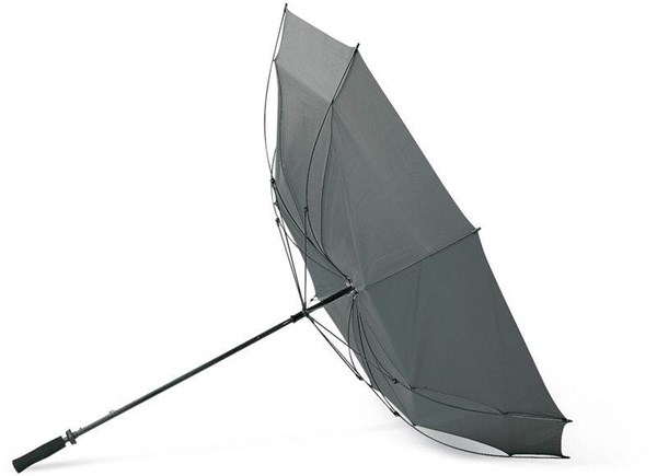 Obrázky: Dáždnik odolný, s penovou rukoväťou, sivá, Obrázok 3