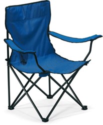 Obrázky: Skladacia stolička na pláž/kempink, modrá
