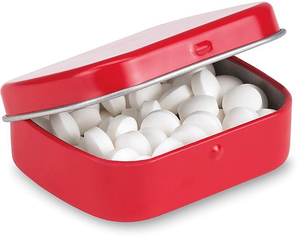 Obrázky: Cukríky (25 g) v červenej kovovej krabičke, Obrázok 2