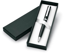 Obrázky: OLYMPIA twist guličkové pero v krabičke, čierna