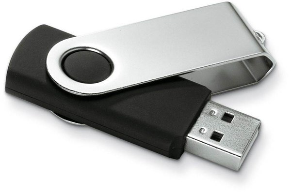 Obrázky: USB kľúč 4 GB, čierna, Obrázok 2