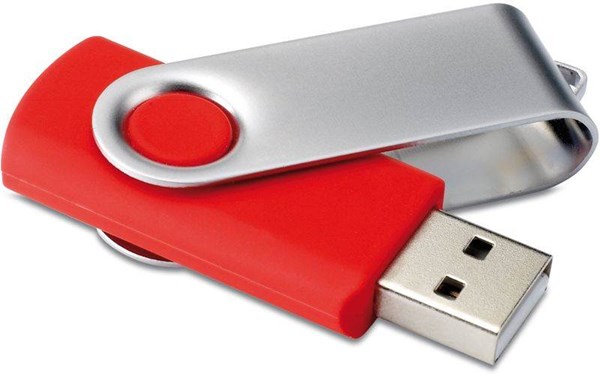 Obrázky: USB kľúč 4 GB, červená, Obrázok 2