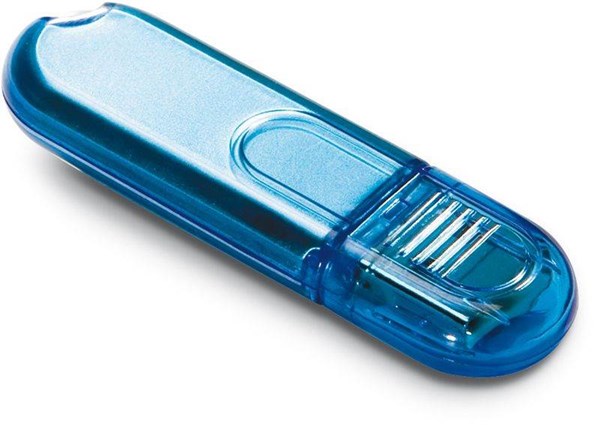 Obrázky: Infotech mini USB flash disk modrý 32GB