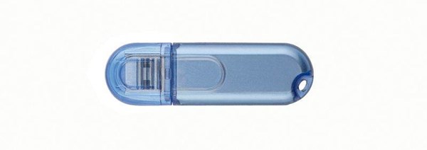 Obrázky: Infotech mini USB flash disk modrý 32GB, Obrázok 3