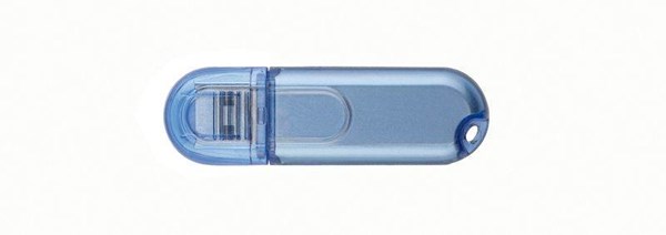 Obrázky: Infotech mini USB flash disk modrý 4GB, Obrázok 2
