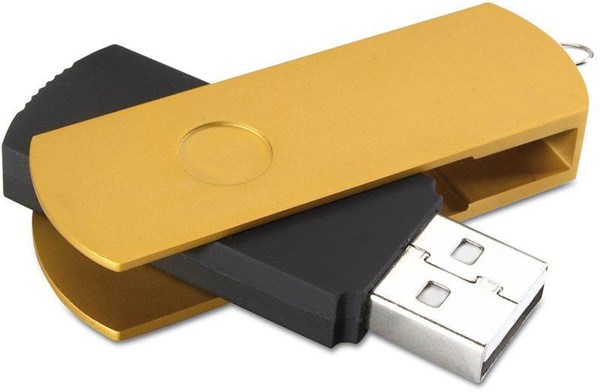 Obrázky: USB kľúč 2 GB, zlatá