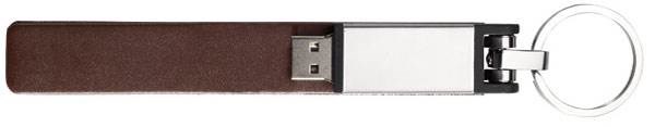 Obrázky: Magring USB flash disk 4 GB v hnedom kož. obale, Obrázok 3