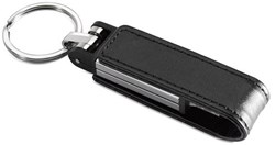 Obrázky: Magring USB flash disk 16 GB v čiernom kož. obale