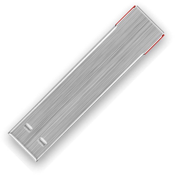 Obrázky: Červený hliníkový flash disk 4GB s klipom, Obrázok 3