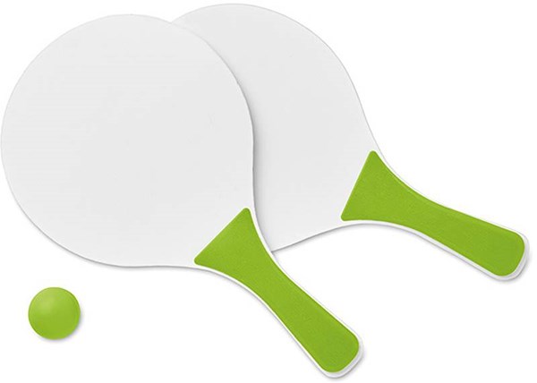 Obrázky: Malý plážový set na tenis, limetkový, Obrázok 2