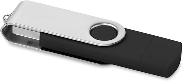 Obrázky: OTG Twister flash disk 32 GB s micro USB, čierny