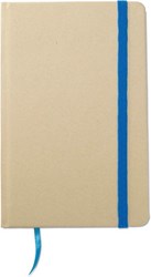 Obrázky: Recyklovaný zápisník s modrou páskou