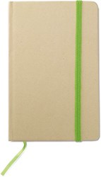 Obrázky: Recyklovaný zápisník so zelenou páskou