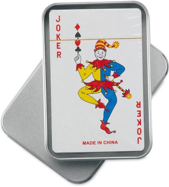 Obrázky: Hracie karty v kovovom boxe, strieborná , Obrázok 5