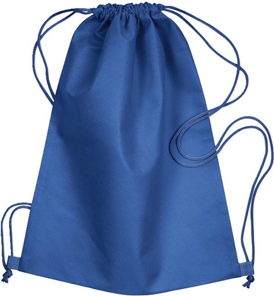 Obrázky: Jednoduchý ruksak z netkanej textílie, modrá, Obrázok 1