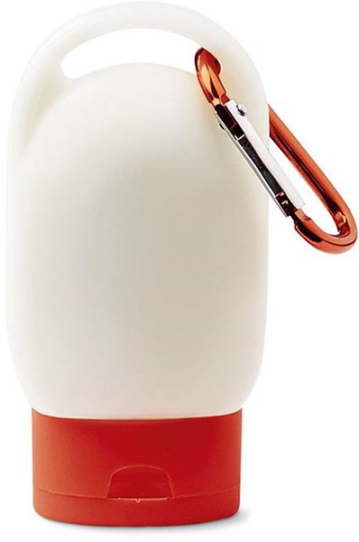Obrázky: Opaľovacie mlieko v nádobke s červenou karabínou, Obrázok 2
