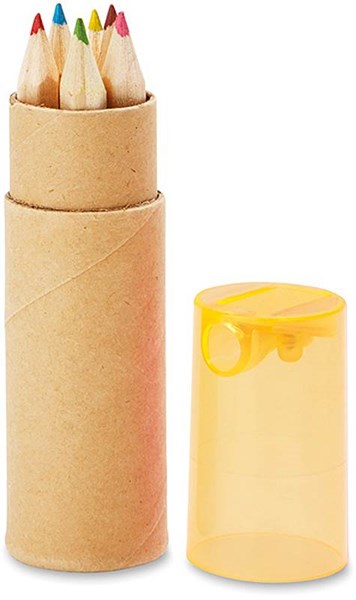 Obrázky: Sada pasteliek v tube so žltým strúhadlom, Obrázok 2