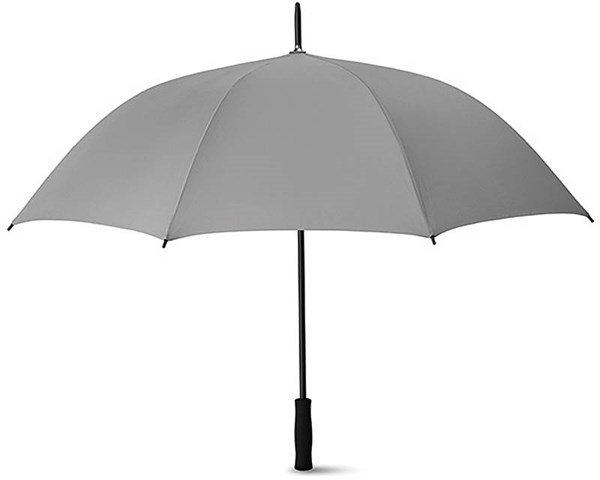 Obrázky: Automatický golf. dáždnik z hodvábneho PE, šedý , Obrázok 2