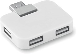 Obrázky: USB rozbočovač so štyrmi portami, biely