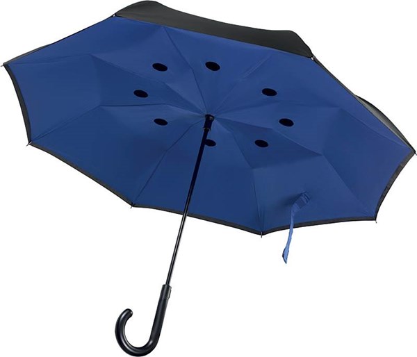Obrázky: Obojstranný dáždnik kráľovsky modrý