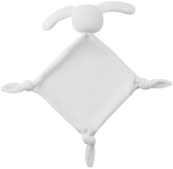 Obrázky: Biely plyšový uterák pre bábätká, Obrázok 3