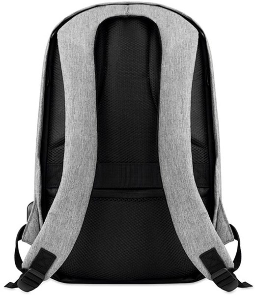 Obrázky: Elegantný šedý ruksak s USB nabíjacím káblom, Obrázok 9