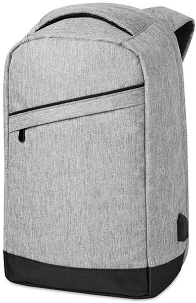 Obrázky: Elegantný šedý ruksak s USB nabíjacím káblom, Obrázok 10