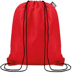 Obrázky: Červený ruksak so šnúrkami zo 190T RPET