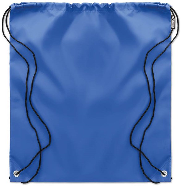 Obrázky: Kráľovsky modrý ruksak so šnúrkami zo 190T RPET, Obrázok 2