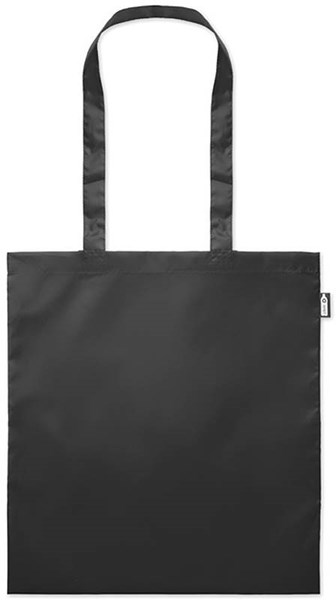 Obrázky: Čierna nákupná taška zo 190T RPET, Obrázok 2