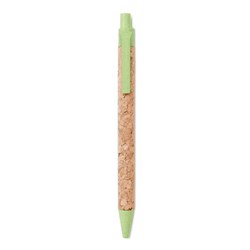 Obrázky: Korkové pero so zelenými doplnkami