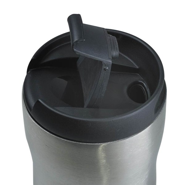 Obrázky: Termohrnček strieborný 250 ml, vnútro nerez oceľ, Obrázok 2
