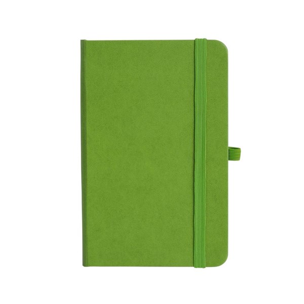 Obrázky: Zelený blok A6 s elastickou páskou, štvorčeky, Obrázok 4