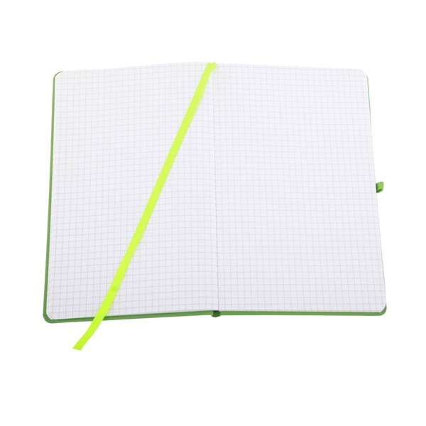 Obrázky: Zelený blok A6 s elastickou páskou, štvorčeky, Obrázok 5