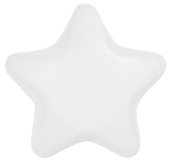 Obrázky: Biela antistresová hviezda z mäkkého polyuretánu
