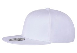 Obrázky: Akrylová čiapka bílá s plochým šiltom