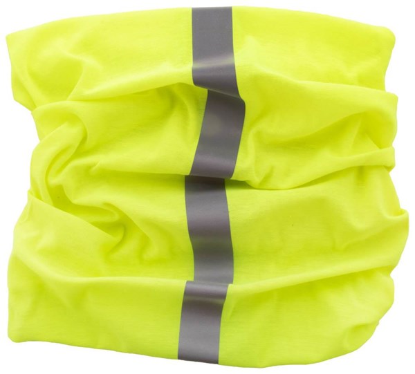 Obrázky: Žltá reflexná bandana - šatka/nákrčník/čiapka