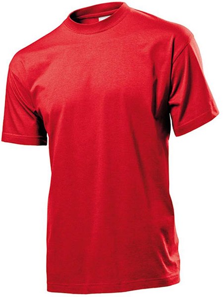 Obrázky: STEDMAN Classic-T,tričko, červená,3XL, Obrázok 2